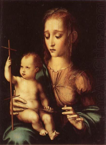 MORALES, Luis de Madonna and Child with Yarn Winder china oil painting image